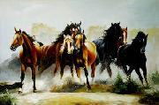 unknow artist, Horses 042